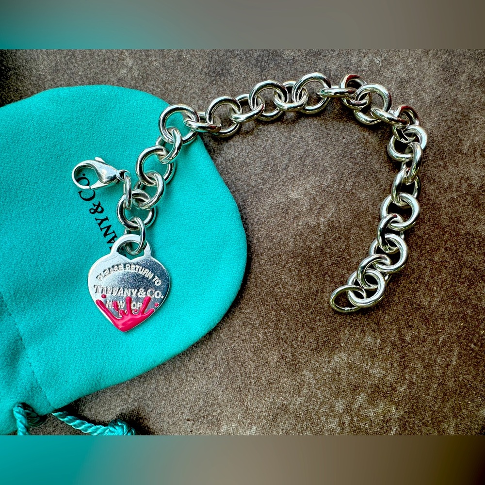 Return to Tiffany Pink Splash Bracelet